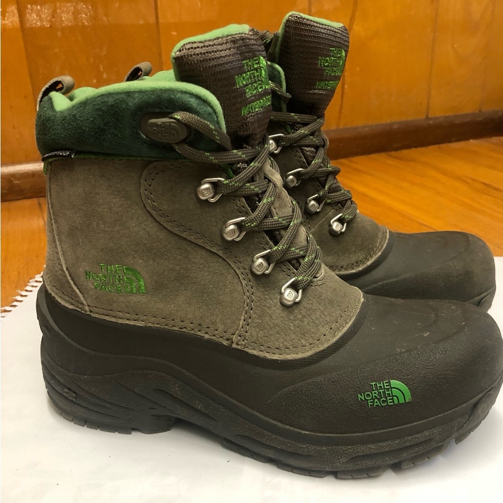 The North Face Kids Boots - Green and Brown